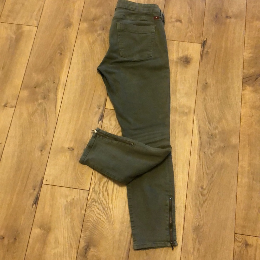 Lucky Jeans - Olive green ankle skinny - size 2/26